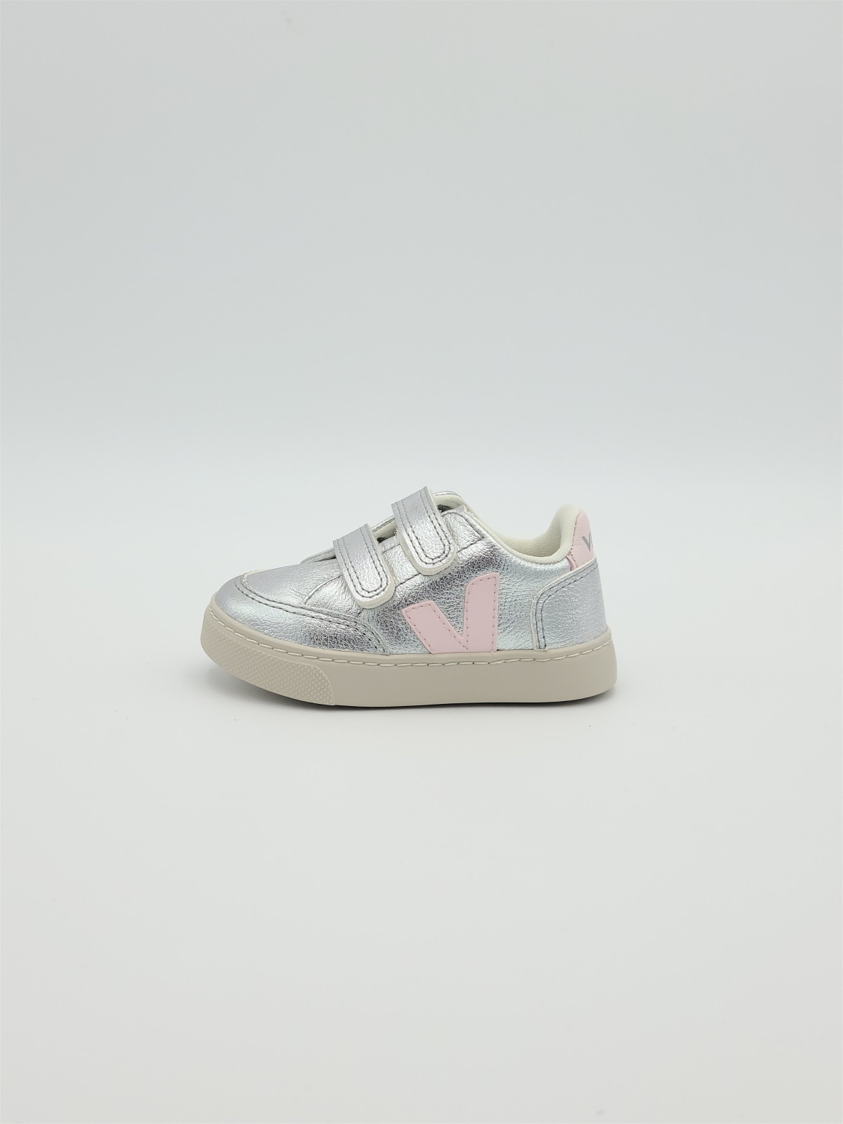 v-12 velcros textile silver/lassi