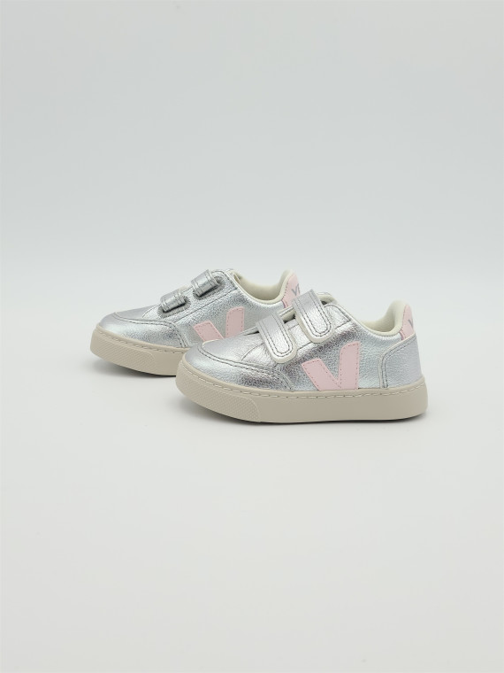 v-12 velcros textile silver/lassi