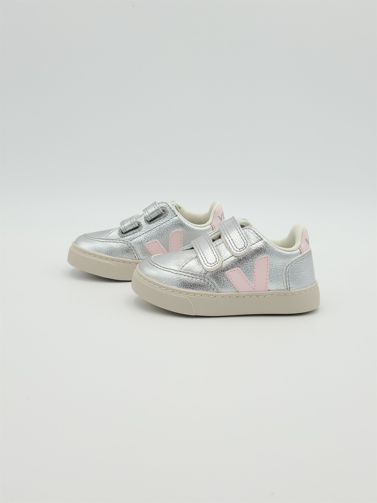 v-12 velcros textile silver/lassi