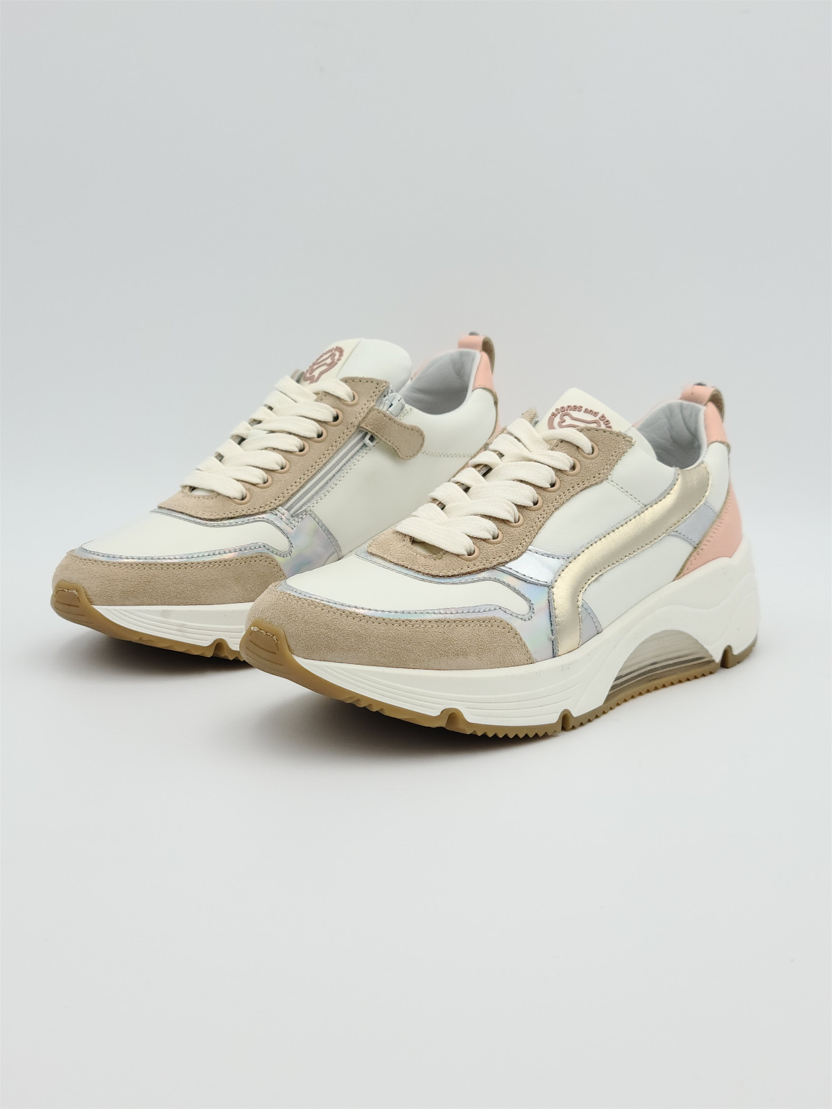 falcan cuir ivor pink