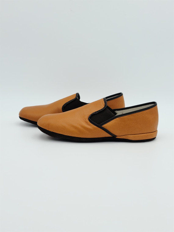 pirou cuir camel
