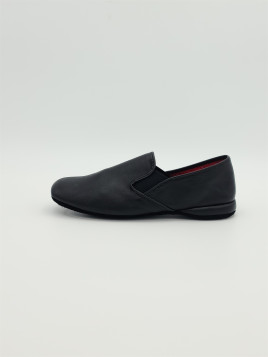 pirou cuir noir