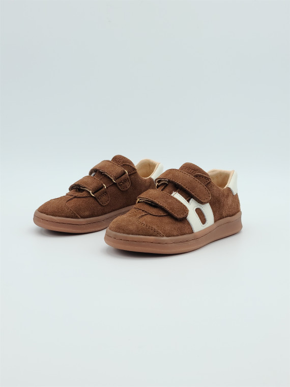 bay velcros nubuck brown
