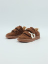 bay velcros nubuck brown