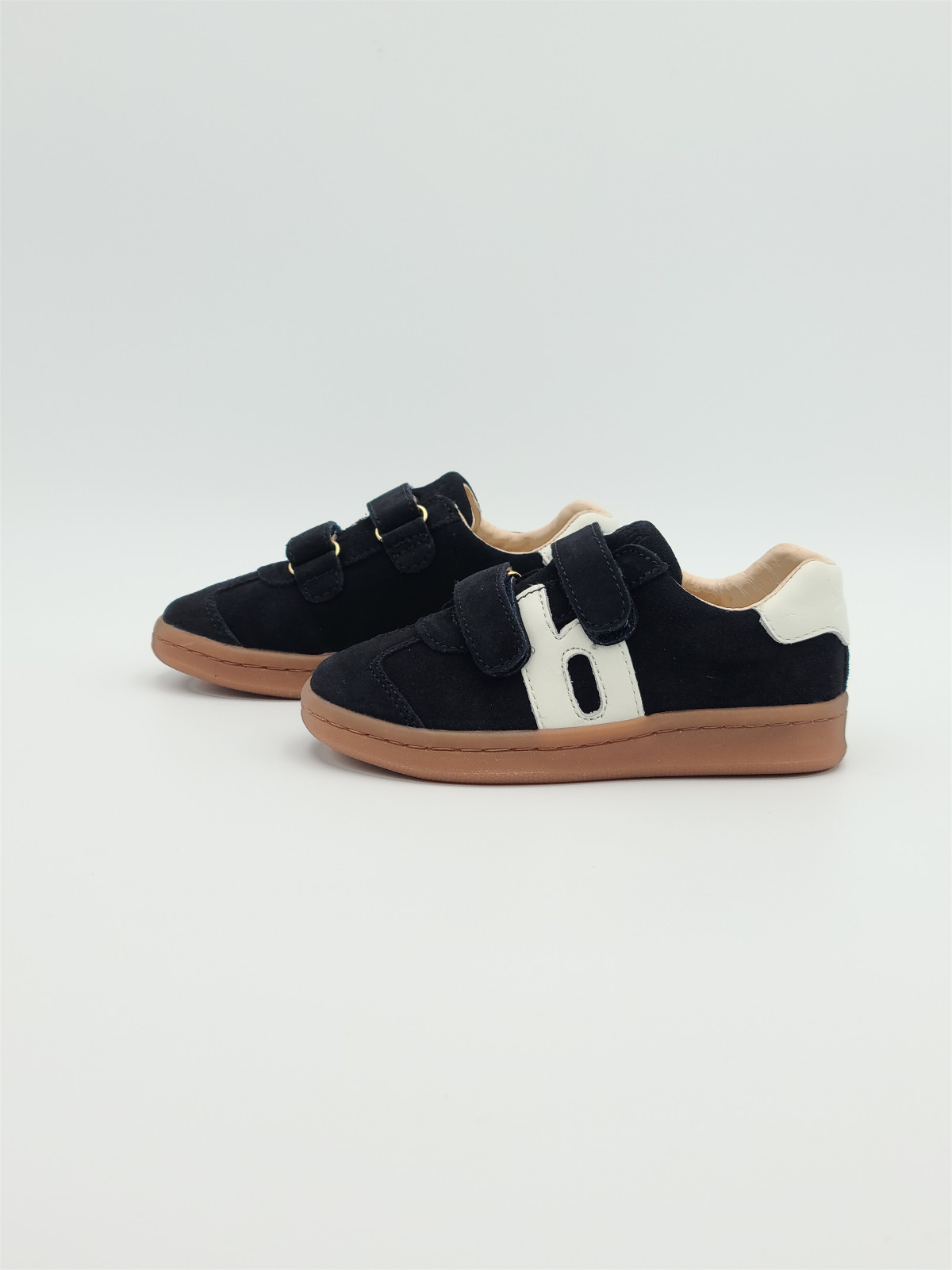 bay velcros nubuck navy