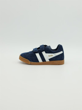 harrier strap suede navy/white