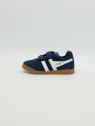 harrier strap suede navy/white