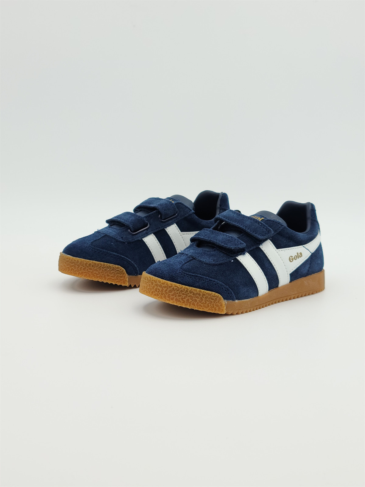 harrier strap suede navy/white