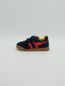 harrier strap suede navy/red/sun