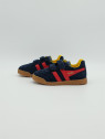 harrier strap suede navy/red/sun