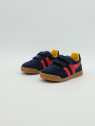 harrier strap suede navy/red/sun