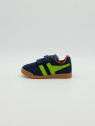 harrier strap suede navy/zest/orange