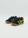 harrier strap suede navy/zest/orange
