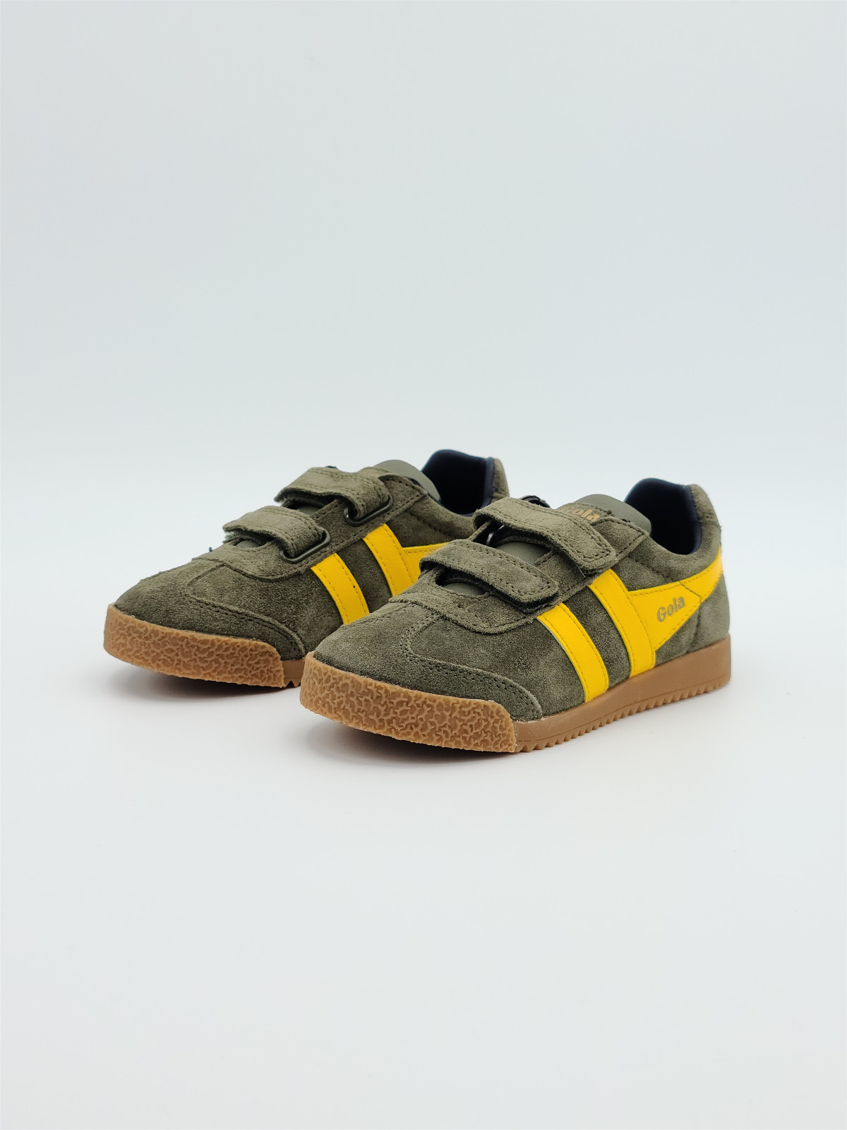 harrier strap suede kaki/sun/navy