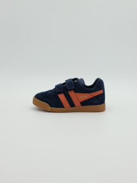 harrier strap suede navy/moody orange