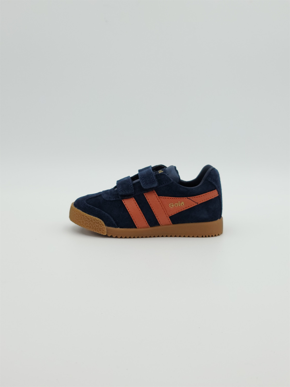 harrier strap suede navy/moody orange