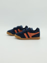 harrier strap suede navy/moody orange