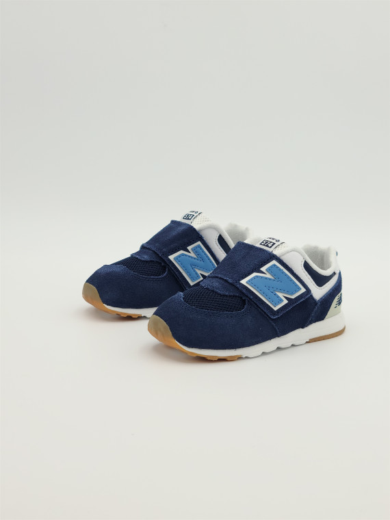 574 new-b hook & loo nubuck/mesh marine