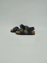 jean cuir/textile navy/multi blue