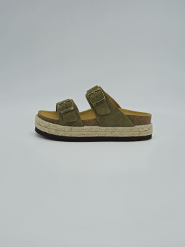 ines suede khaki.