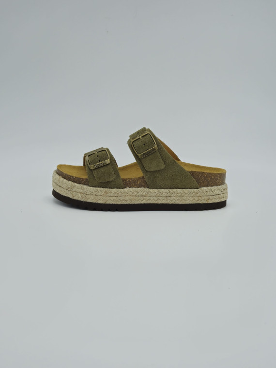 ines suede khaki.