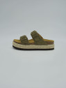 ines suede khaki.