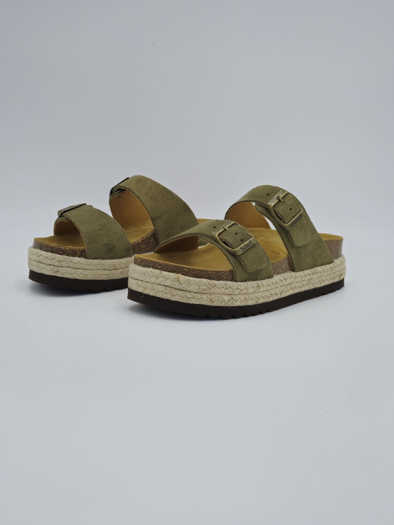 ines suede khaki.