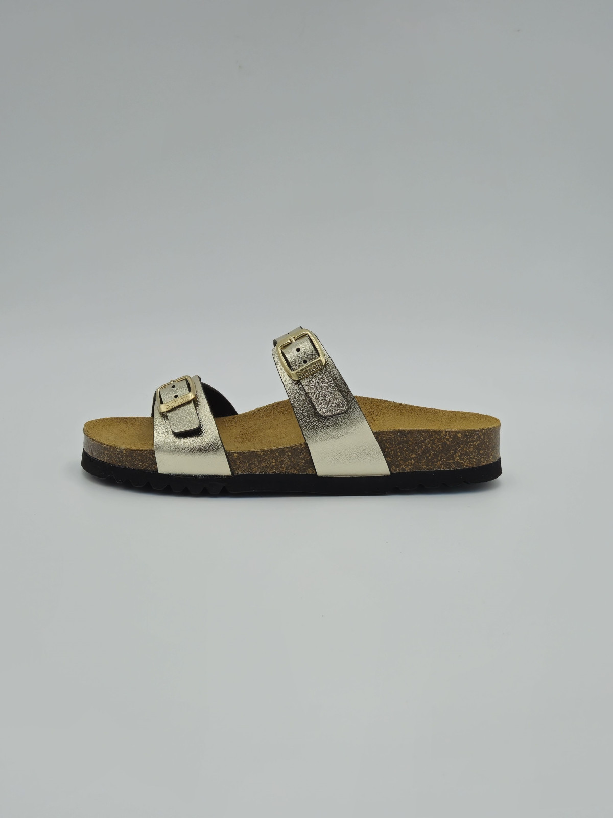 clea cuir/textile taupe