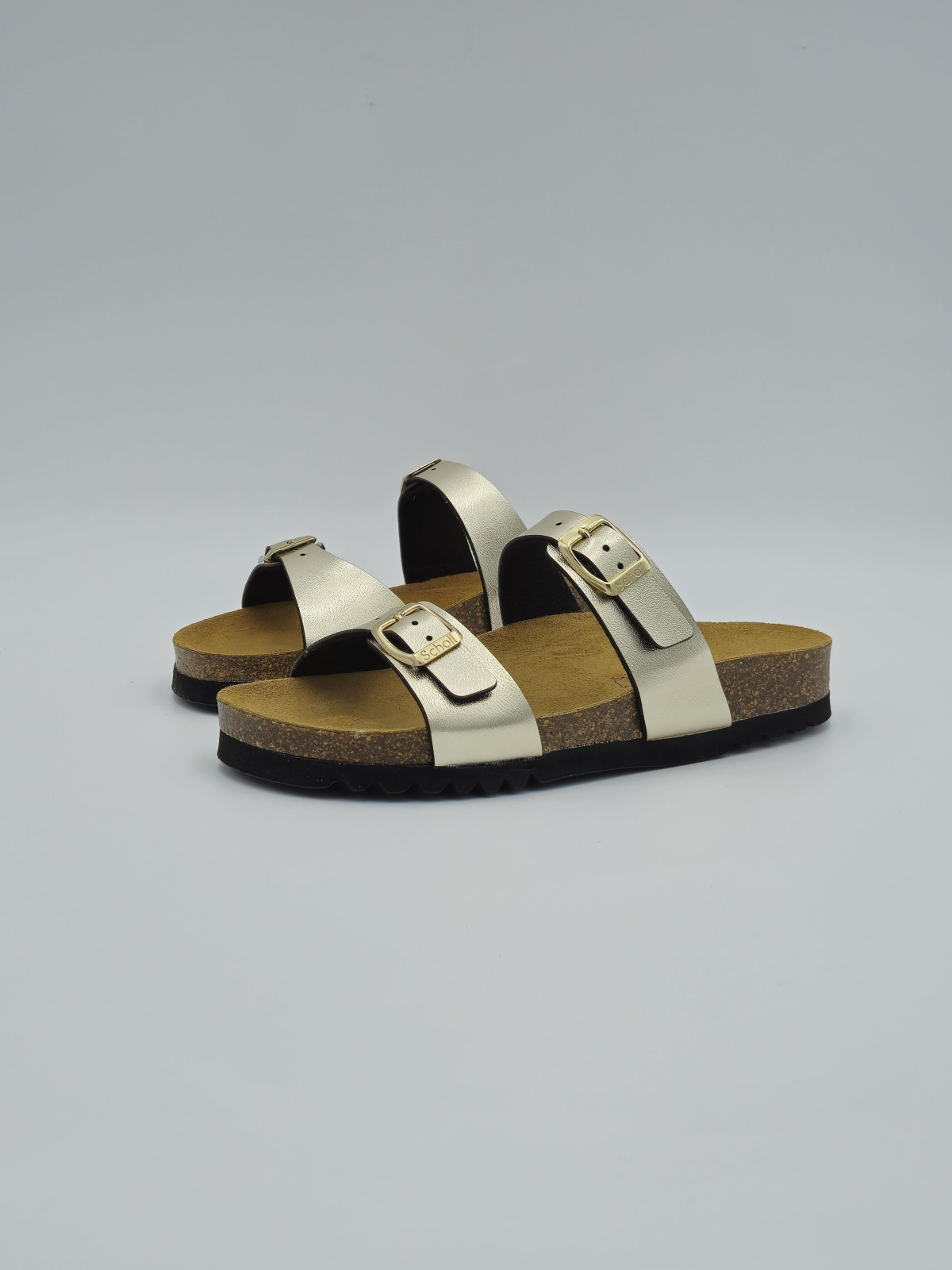 clea cuir/textile taupe