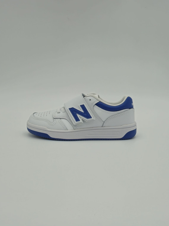 480 hook & loop cuir blanc