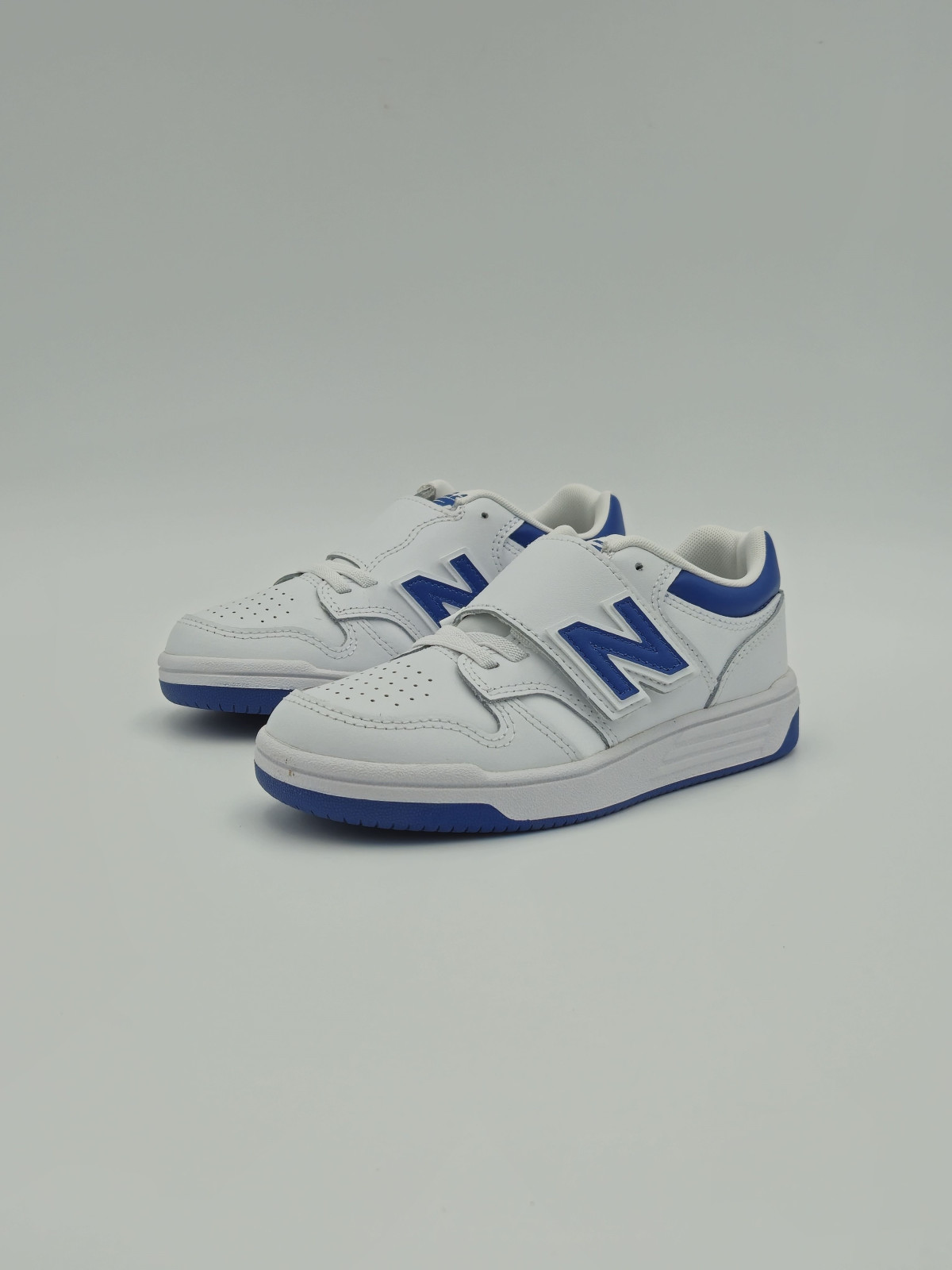 480 hook & loop cuir blanc