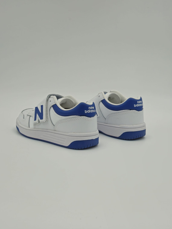 480 hook & loop cuir blanc