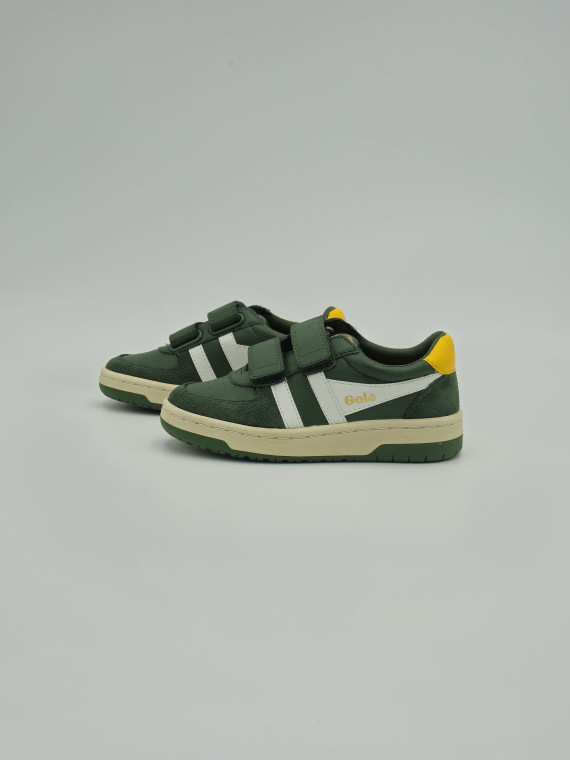 hawk strap cuir evergreen/off white/sun