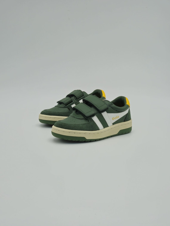 hawk strap cuir evergreen/off white/sun