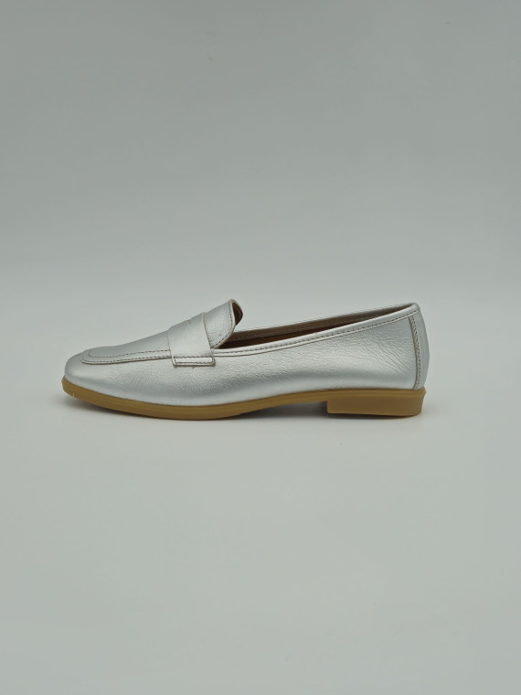a1001et cuir/métalisé argent