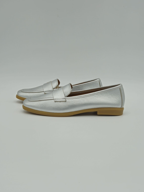 a1001et cuir/métalisé argent