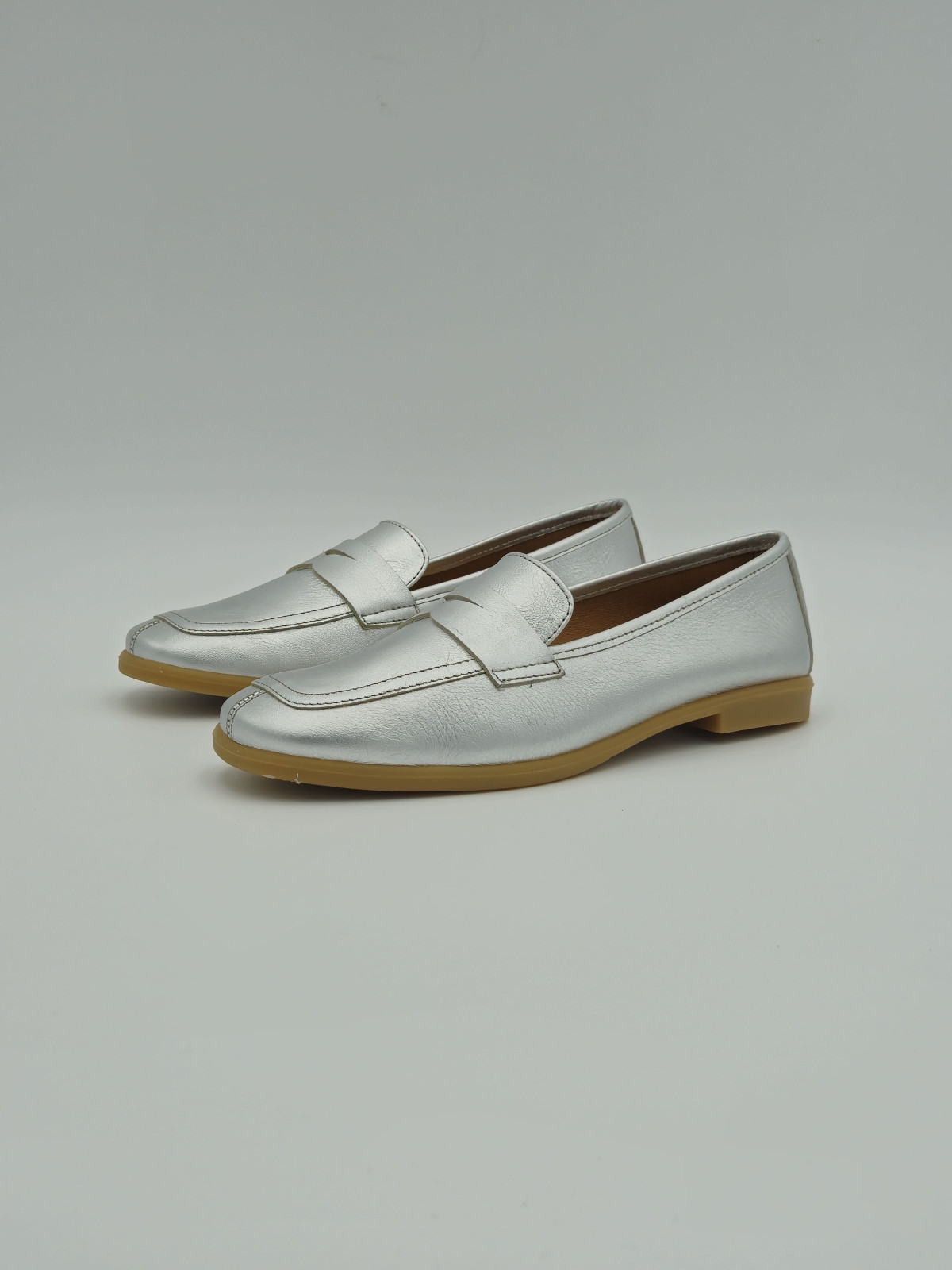 a1001et cuir/métalisé argent