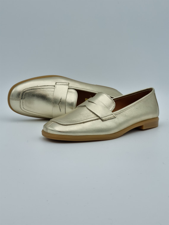 a1001et cuir/métalisé or