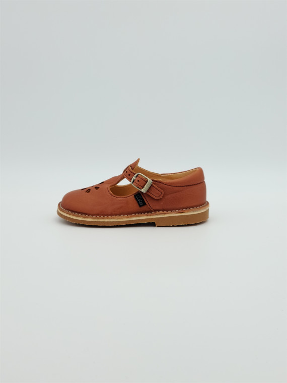 Dingo cuir rouge terracotta