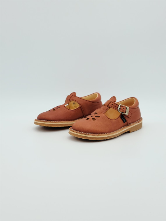 Dingo cuir rouge terracotta