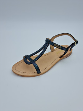 hamat cuir bleu canard