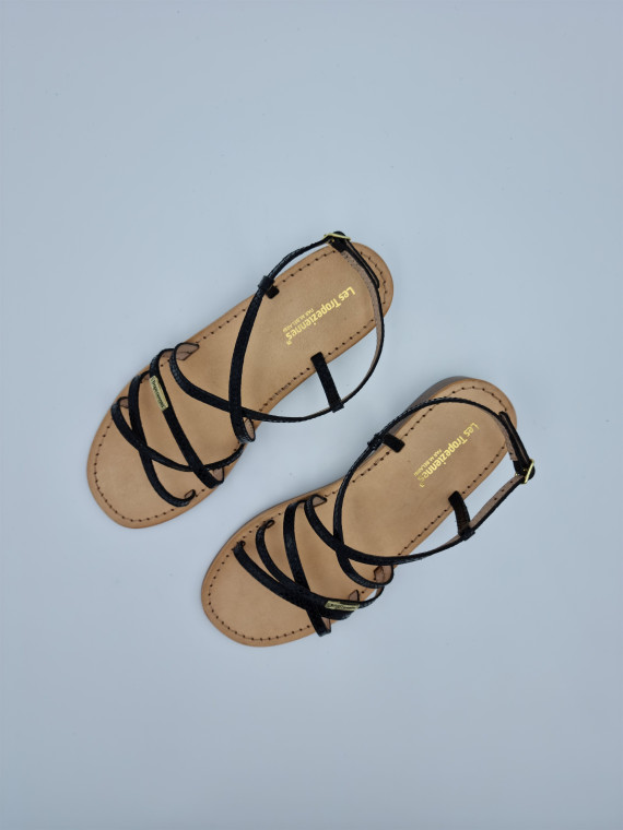 harryna cuir noir/serpent