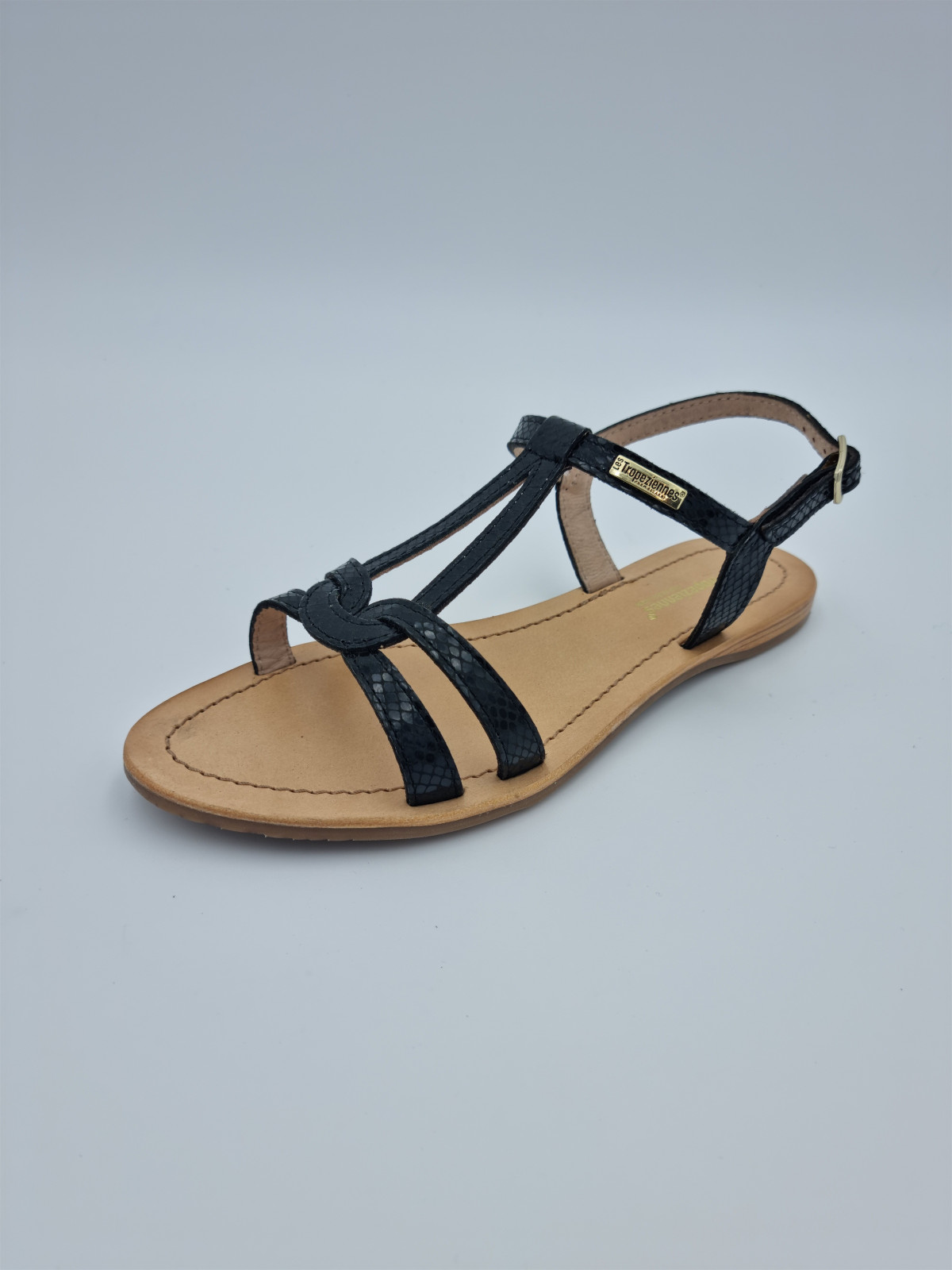 hacklio cuir noir serpent