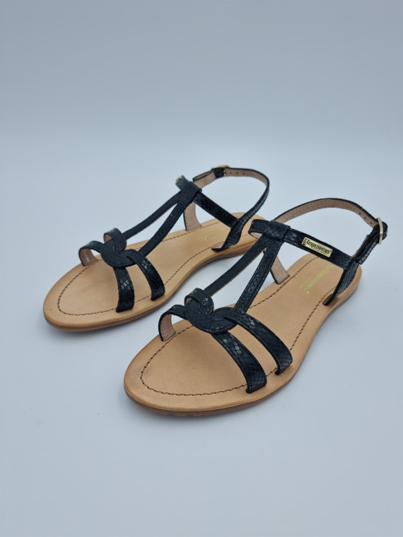 hacklio cuir noir serpent