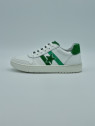 23 312 cuir blanc/vert