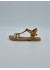 jilou cuir camel/or.