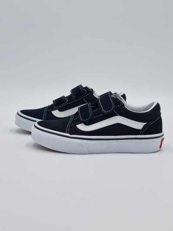 uy old skool v textile black/true white