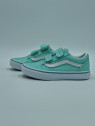 td old skool v textile pastel blue glitter