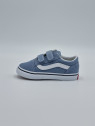 td old skool v textile dusty blue theory