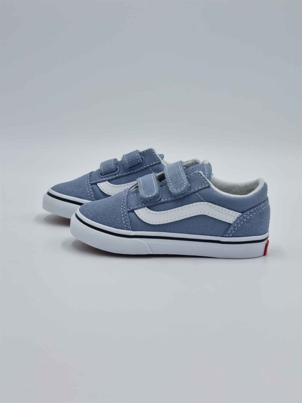 td old skool v textile dusty blue theory